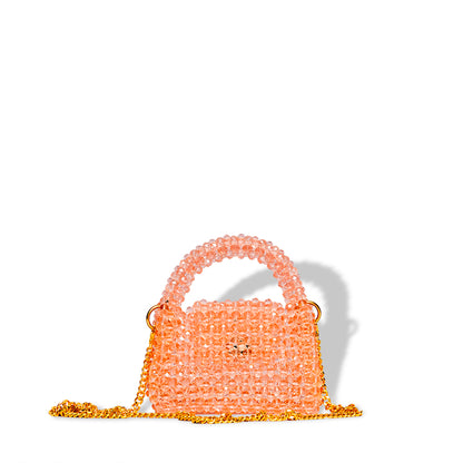 Peach Fuzz Charm Bag