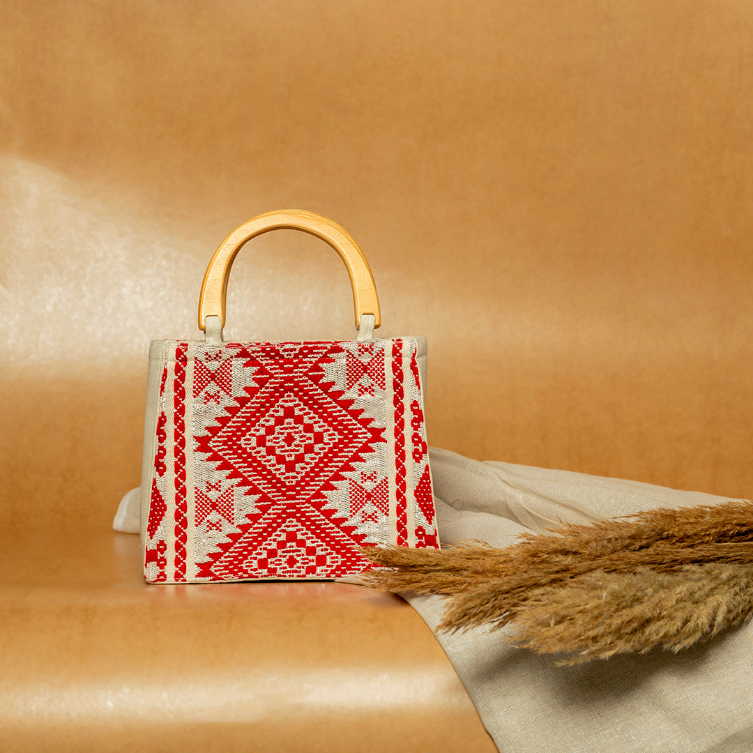 Red Boho Bag